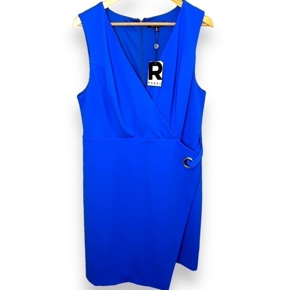 NWT Rebel Wilson x Angels Blue Sheath Office Cocktail Sleeveless Dress - 1X